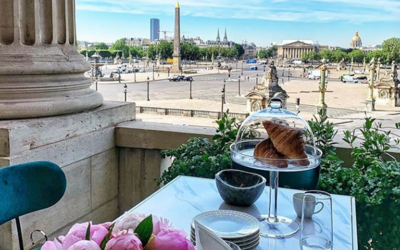 Terrasse de l'Hôtel de Crillon